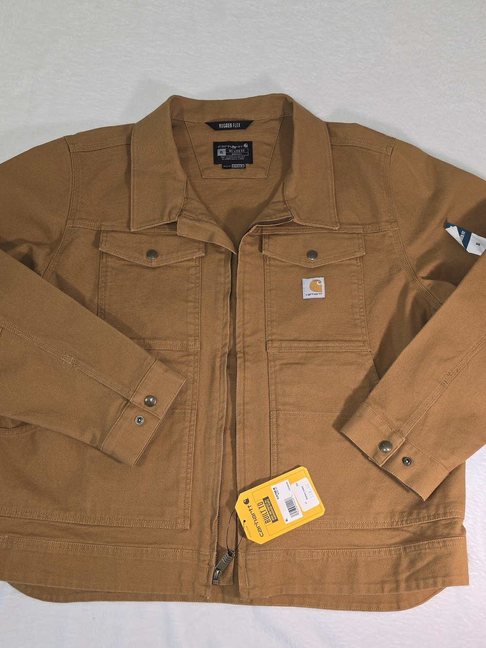 Carhartt OJ5748-M Rugged Flex Brown  Relaxed Fit Jacket Men's XL NWT